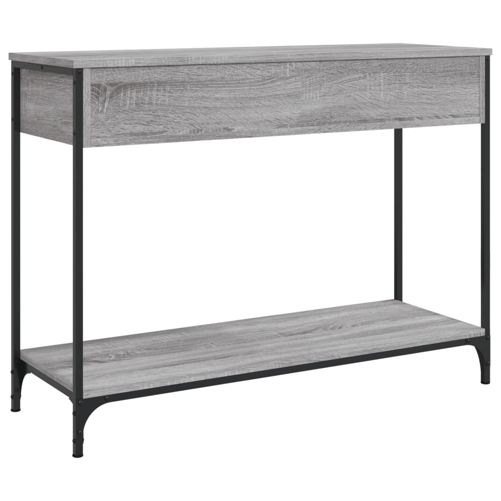 Sonoma Grey Console Table - 100x34.5x75 cm Engineered Wood