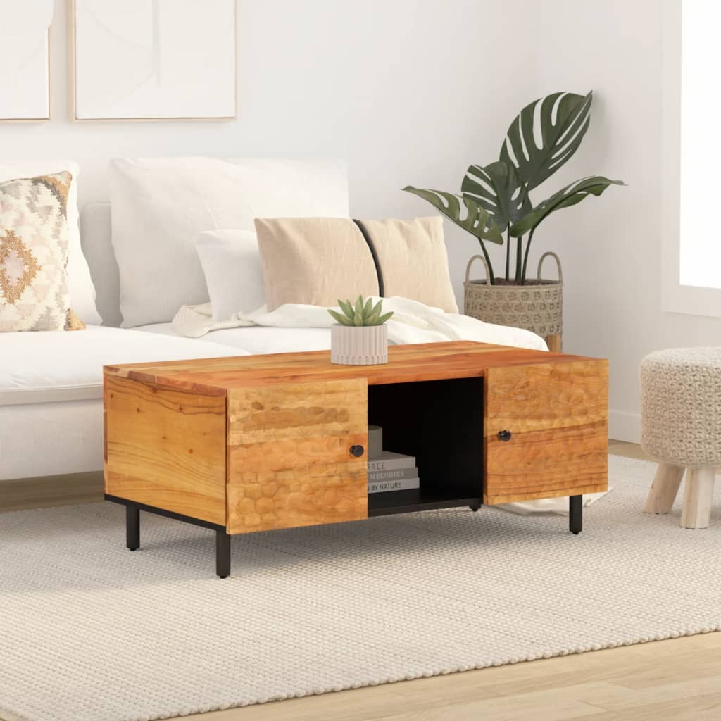 Coffee Table 100x54x40 cm Solid Wood Acacia