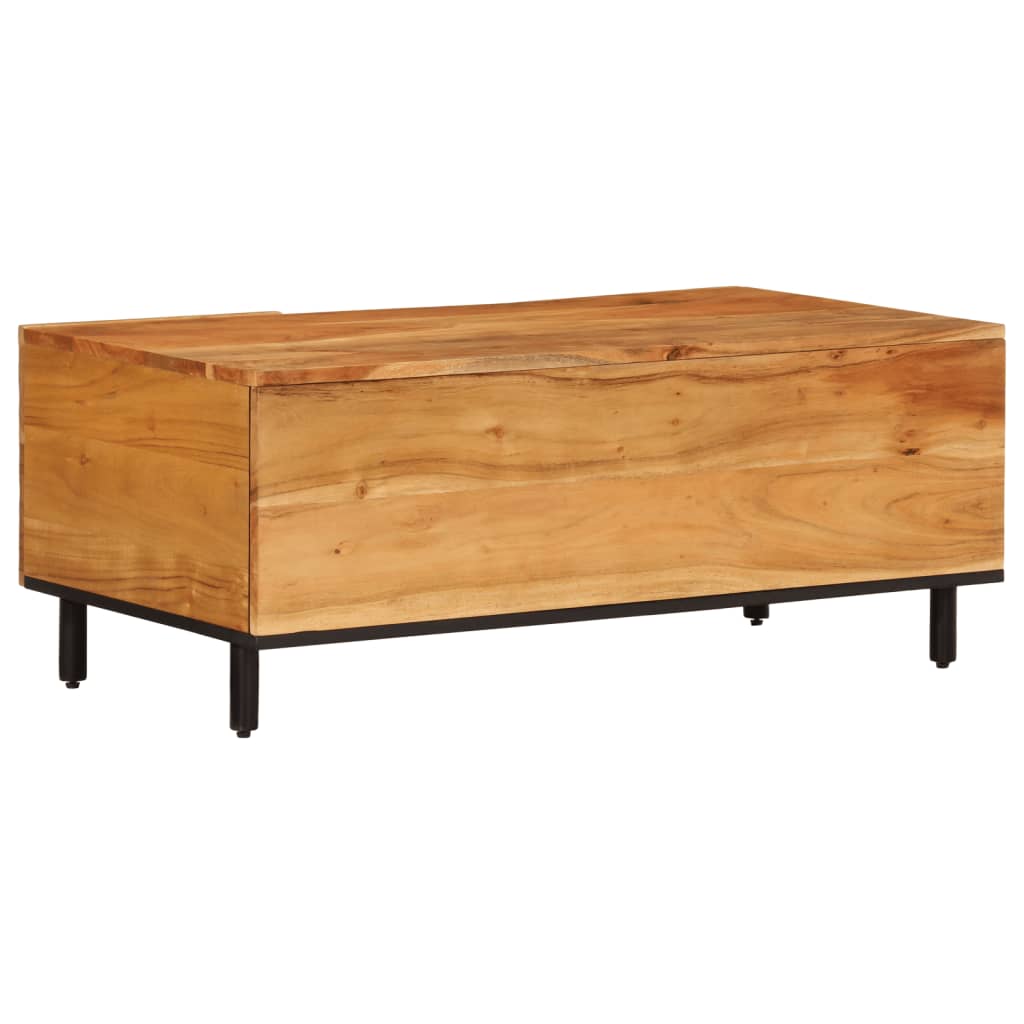 Coffee Table 100x54x40 cm Solid Wood Acacia