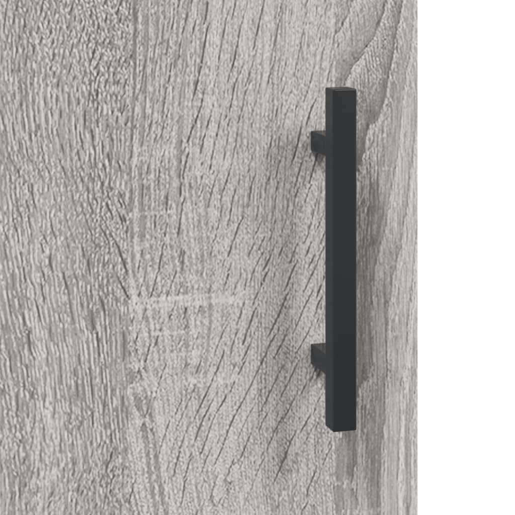 Sideboard Grey Sonoma 90x34x80 cm Engineered Wood