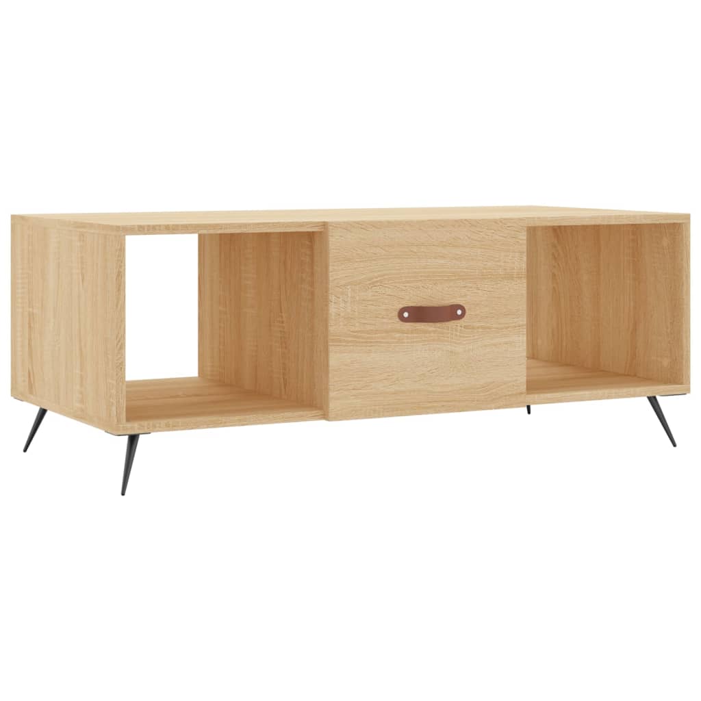 Coffee Table Sonoma Oak 102x50x40 cm Engineered Wood
