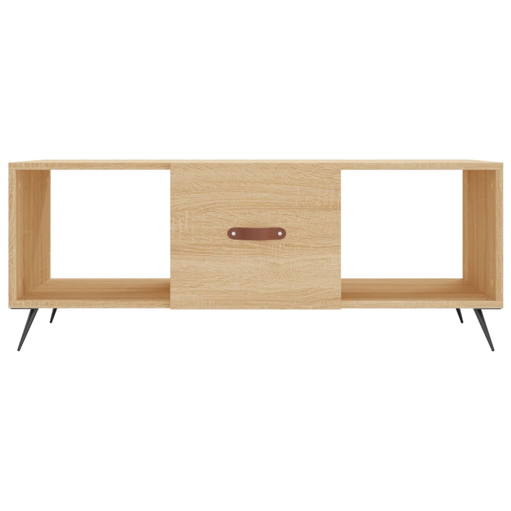 Coffee Table Sonoma Oak 102x50x40 cm Engineered Wood