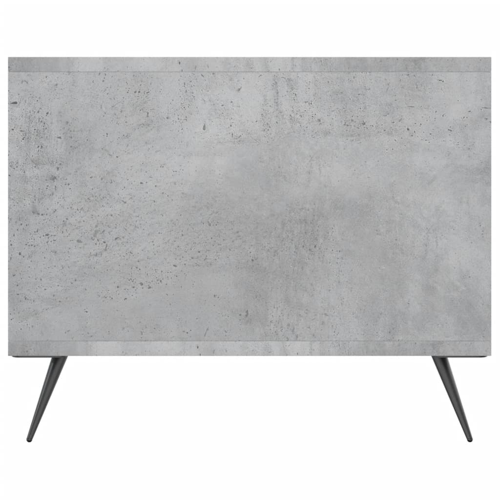Coffee Table Concrete Grey 102x50x40 cm Engineered Wood