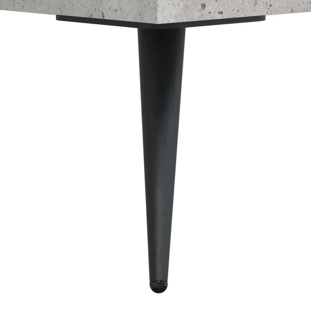 Coffee Table Concrete Grey 102x50x40 cm Engineered Wood