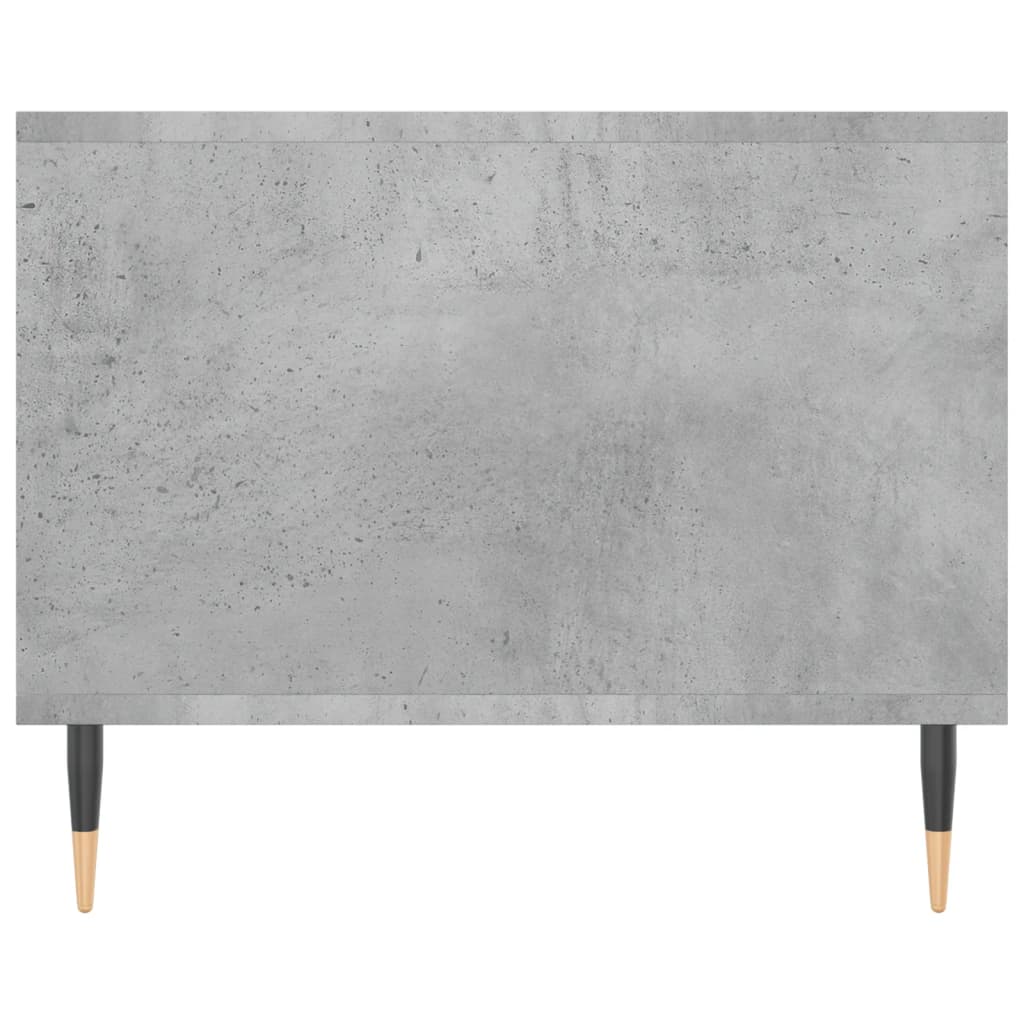 Coffee Table Concrete Grey 102x50x40 cm Engineered Wood