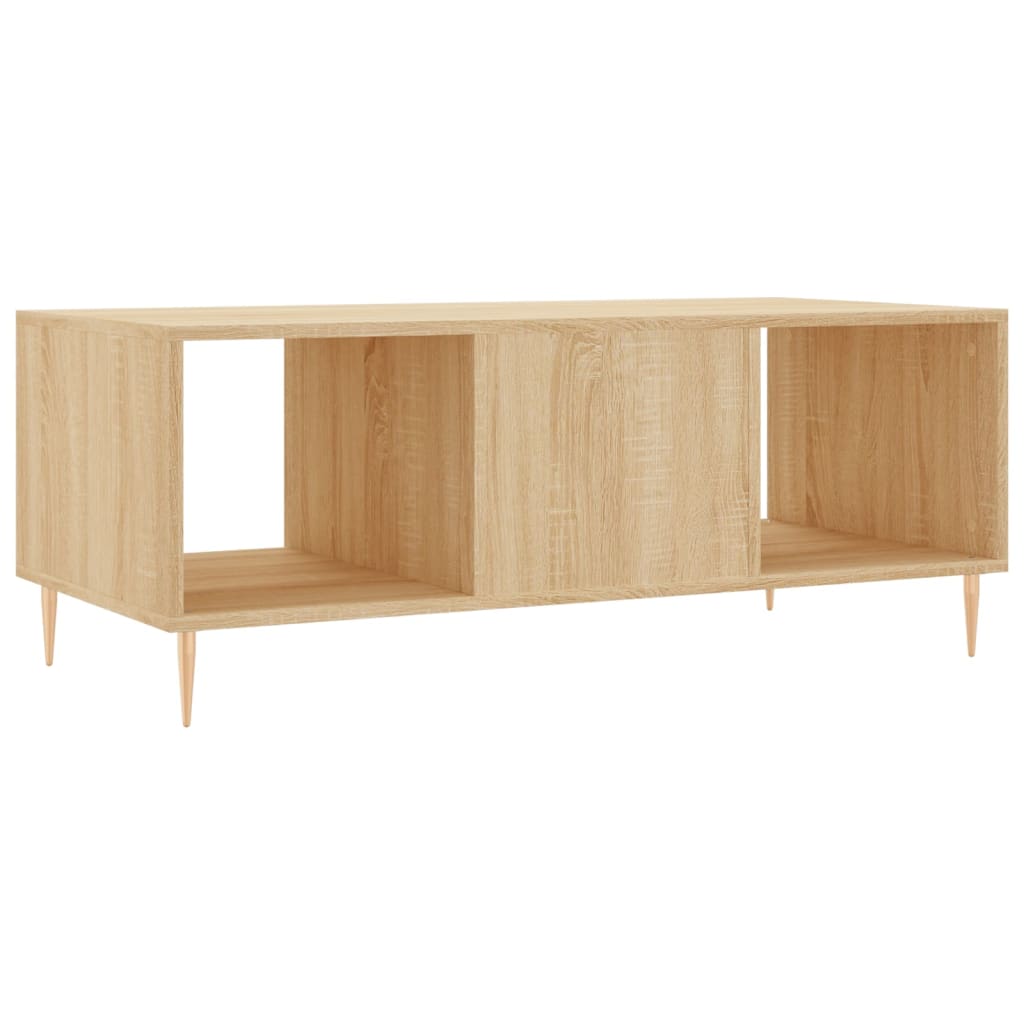 Coffee Table Sonoma Oak 102x50x40 cm Engineered Wood