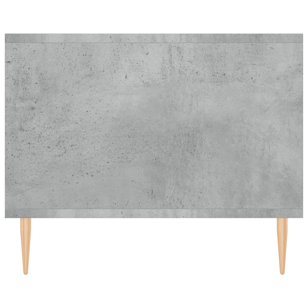 Coffee Table Concrete Grey 102x50x40 cm Engineered Wood