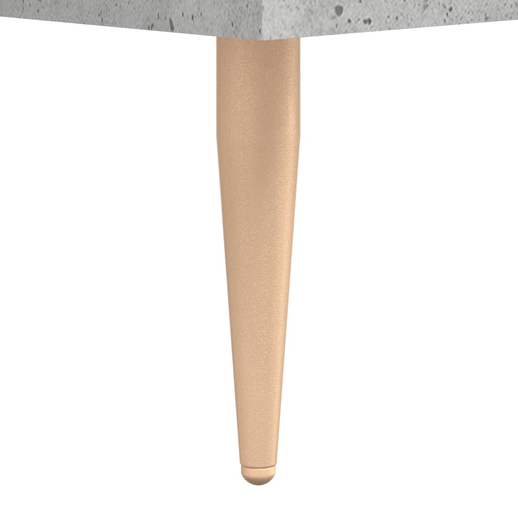 Coffee Table Concrete Grey 102x50x40 cm Engineered Wood