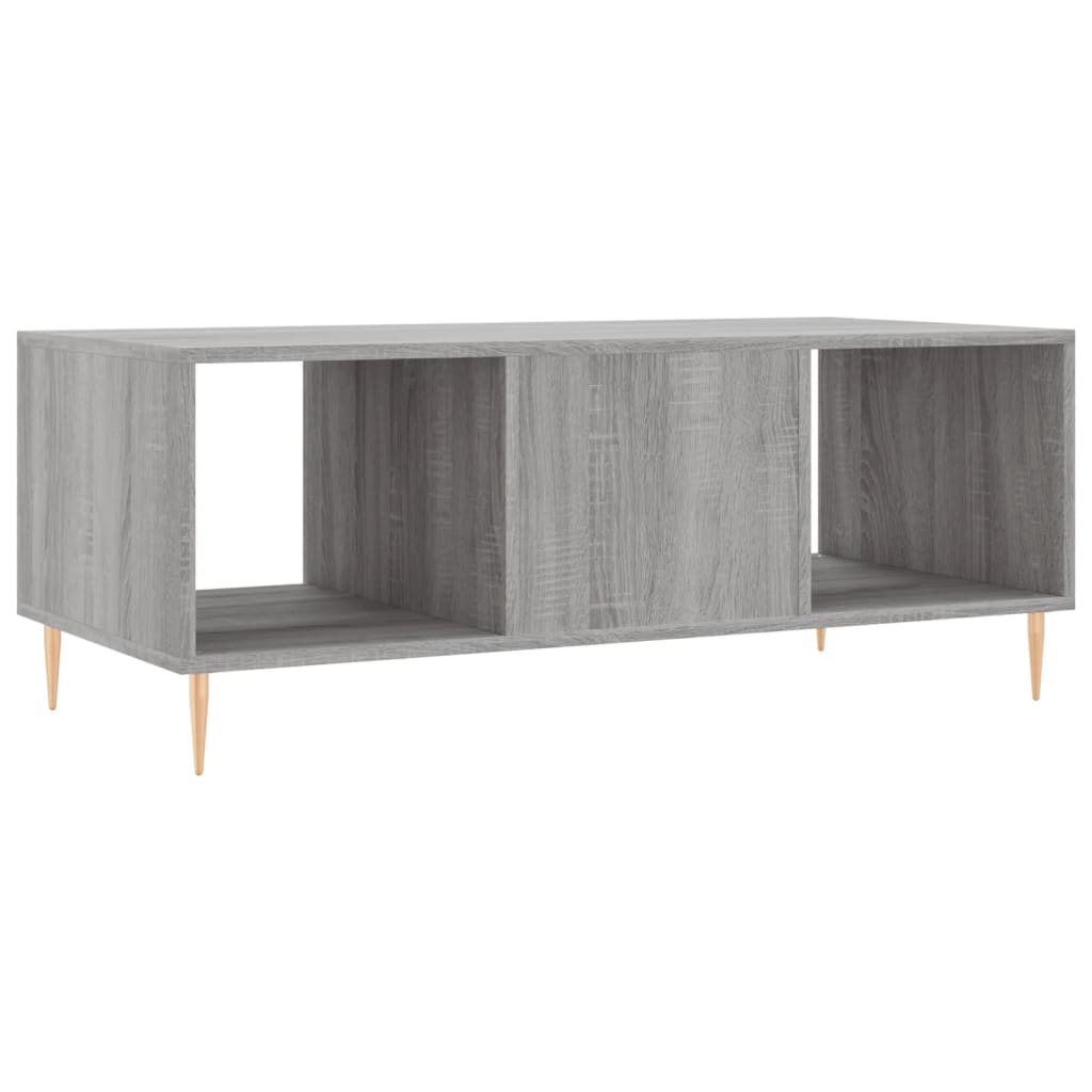 Coffee Table Grey Sonoma 102x50x40 cm Engineered Wood