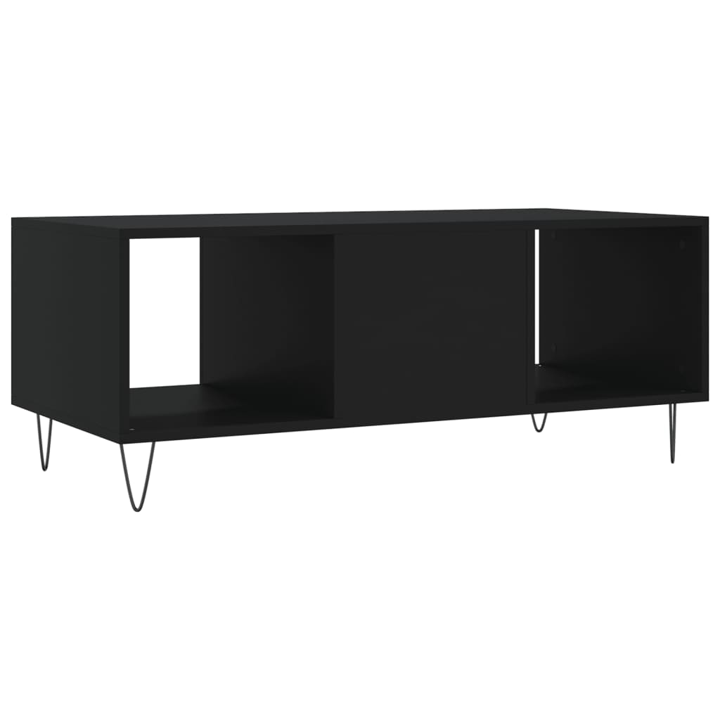 Coffee Table Black 102x50x40 cm Engineered Wood