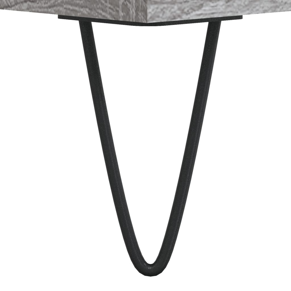 Coffee Table Grey Sonoma 102x50x40 cm Engineered Wood
