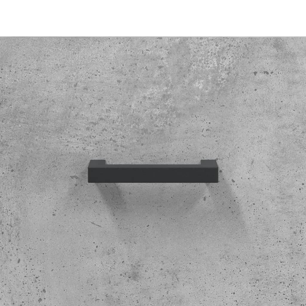 Coffee Table Concrete Grey 102x50x40 cm Engineered Wood