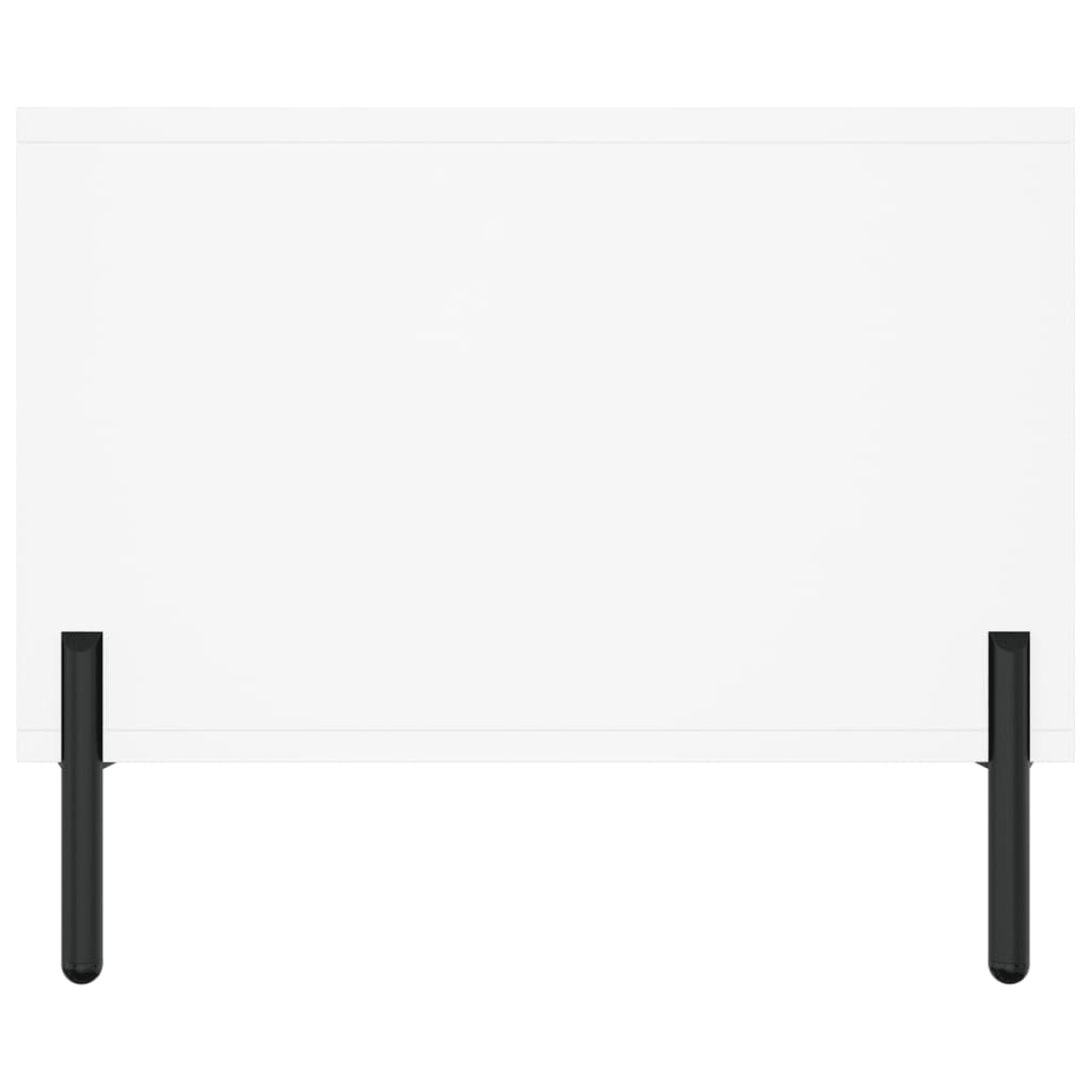 Coffee Table White 102x50x40 cm Engineered Wood