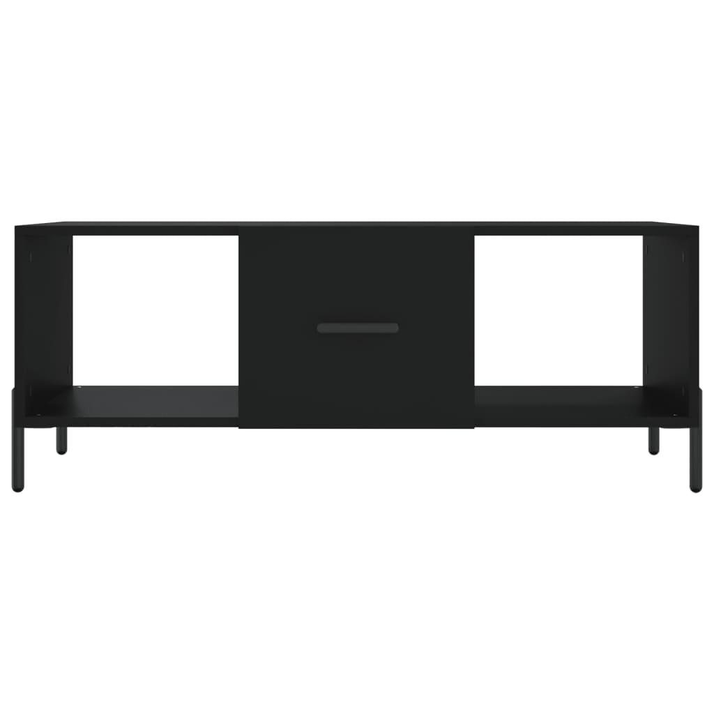 Coffee Table Black 102x50x40 cm Engineered Wood