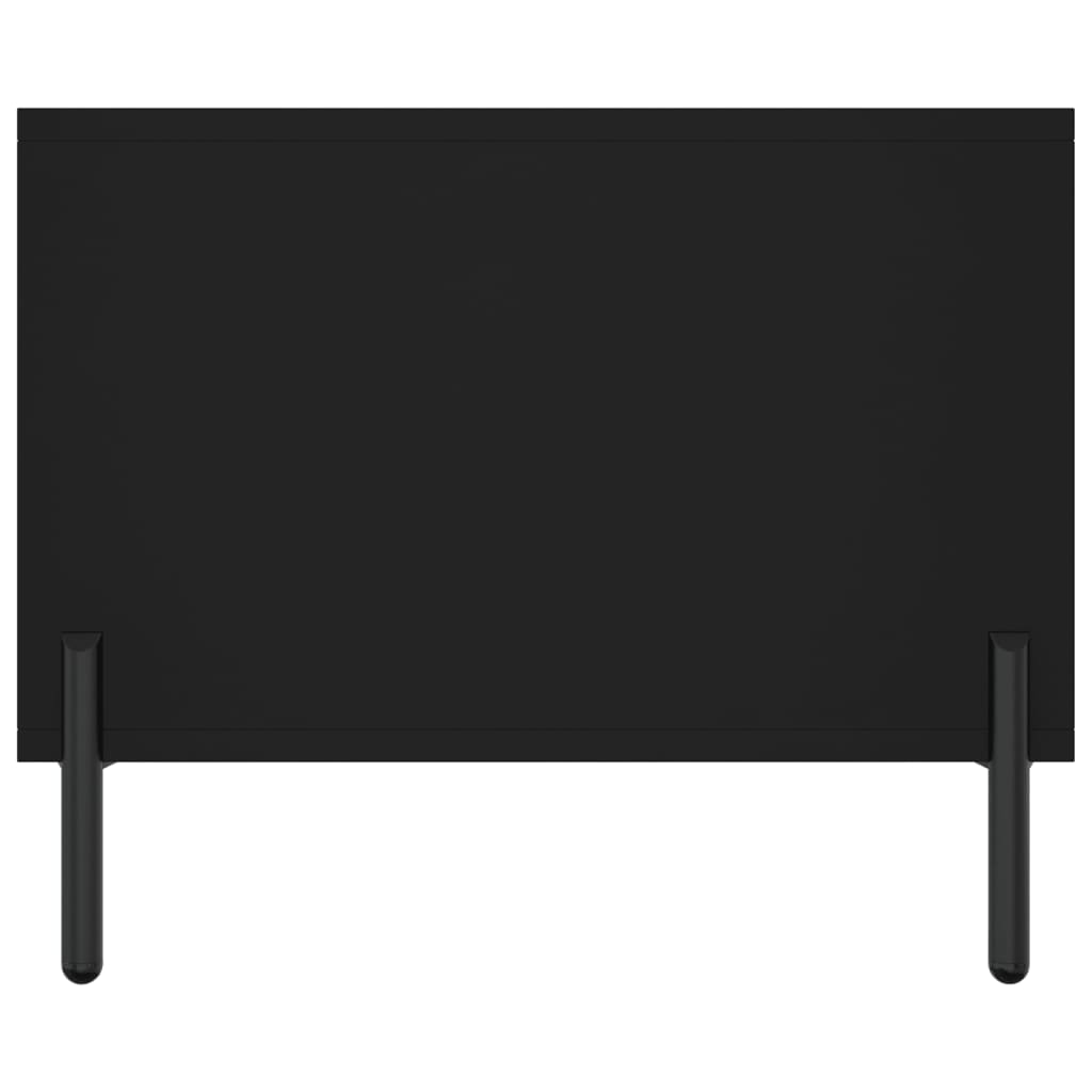 Coffee Table Black 102x50x40 cm Engineered Wood