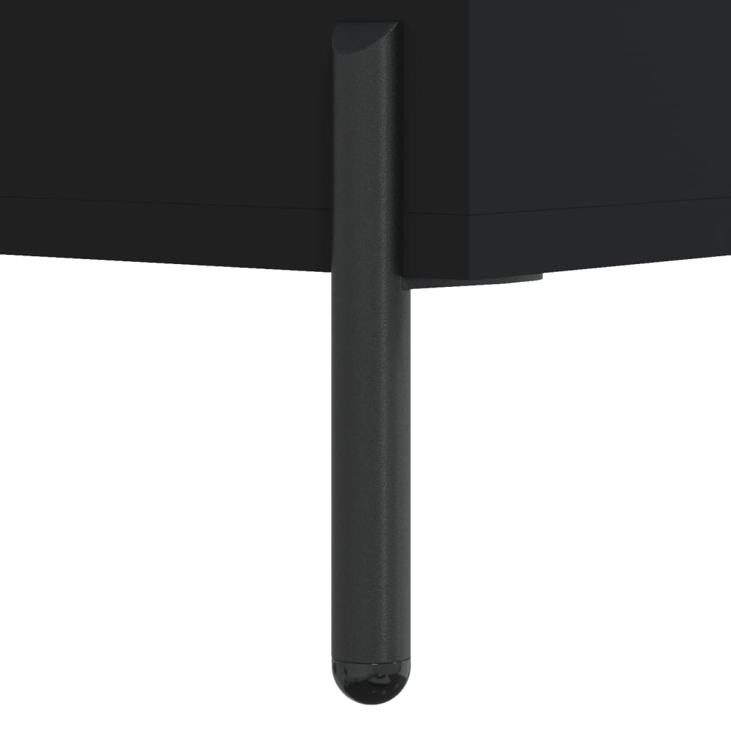 Coffee Table Black 102x50x40 cm Engineered Wood