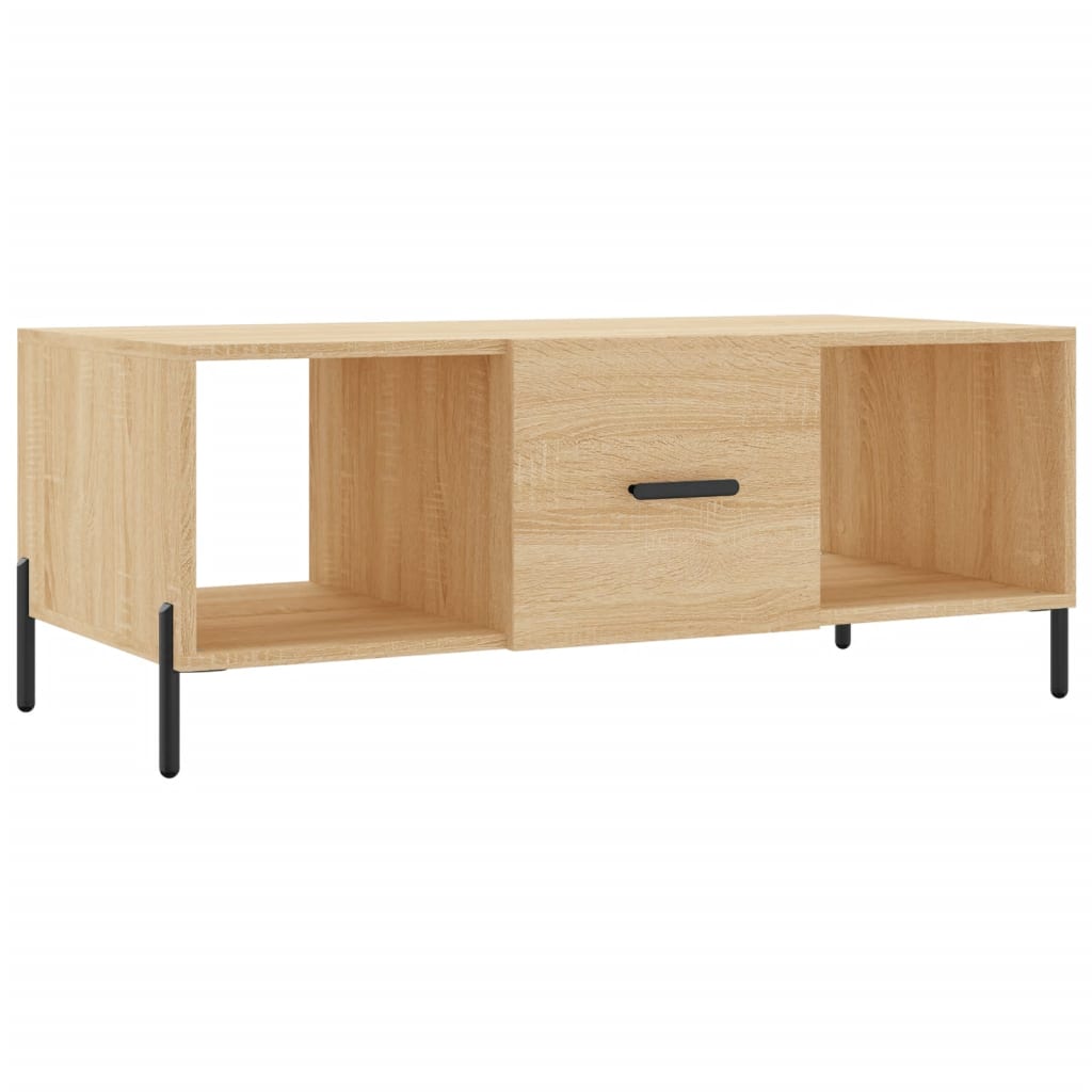 Coffee Table Sonoma Oak 102x50x40 cm Engineered Wood