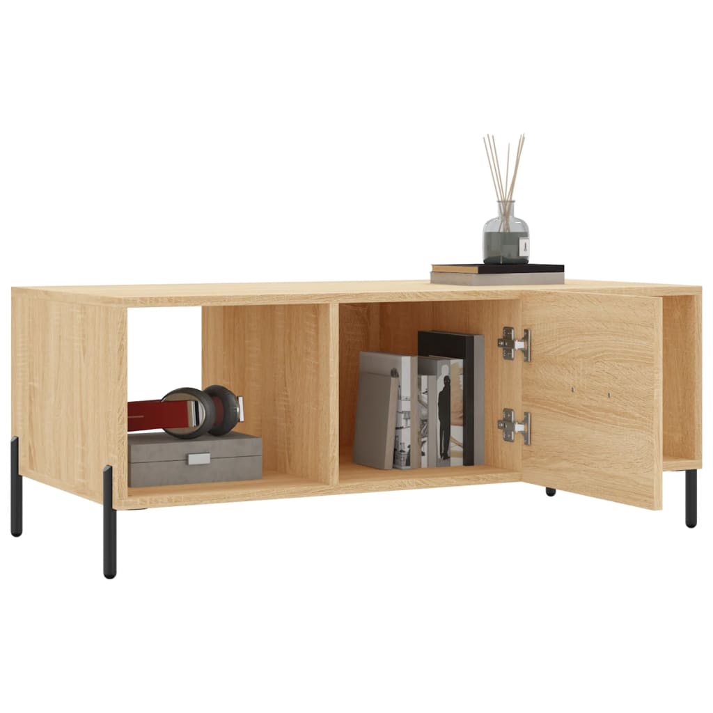 Coffee Table Sonoma Oak 102x50x40 cm Engineered Wood