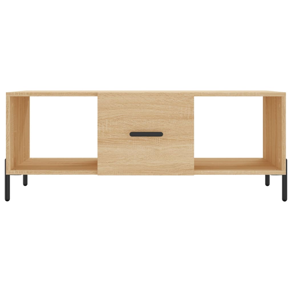 Coffee Table Sonoma Oak 102x50x40 cm Engineered Wood