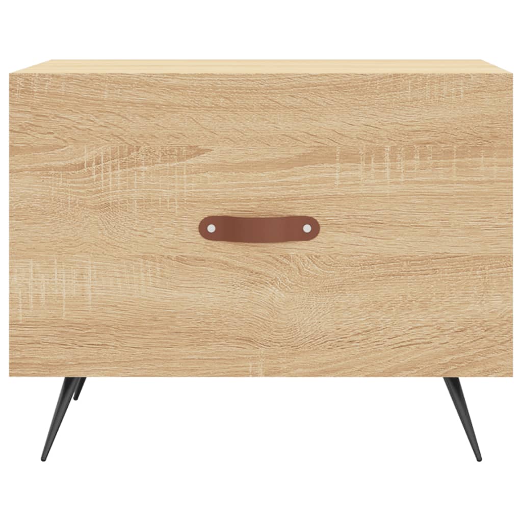 Coffee Table Sonoma Oak 50x50x40 cm Engineered Wood