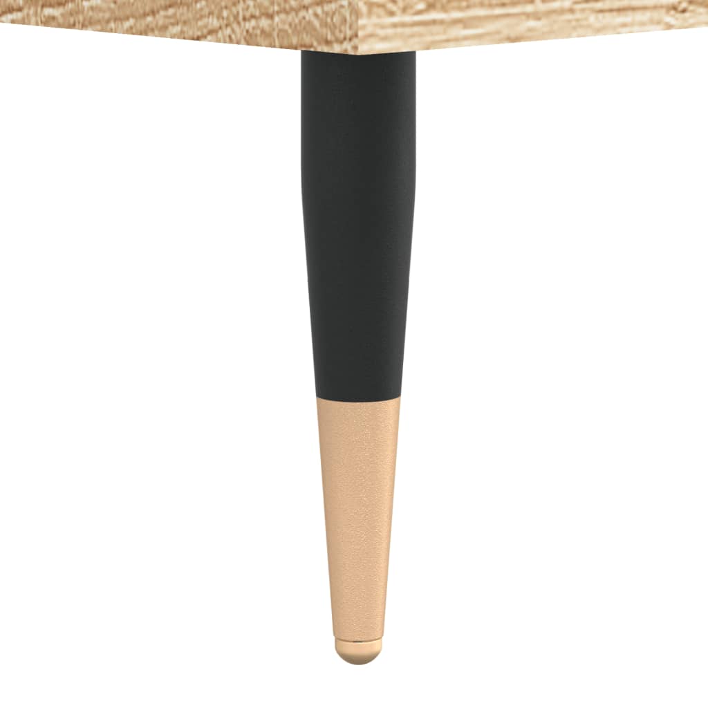 Coffee Table Sonoma Oak 50x50x40 cm Engineered Wood