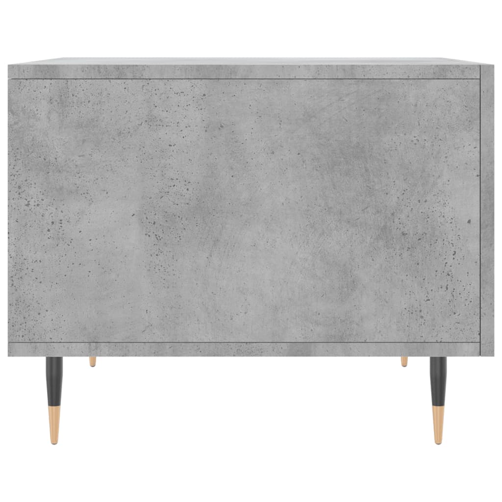 Coffee Table Concrete Grey 50x50x40 cm Engineered Wood