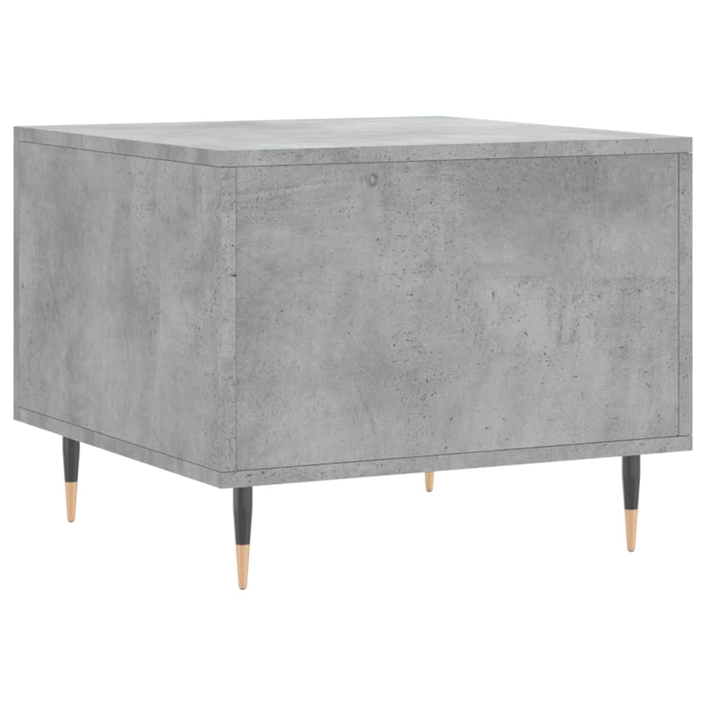 Coffee Table Concrete Grey 50x50x40 cm Engineered Wood