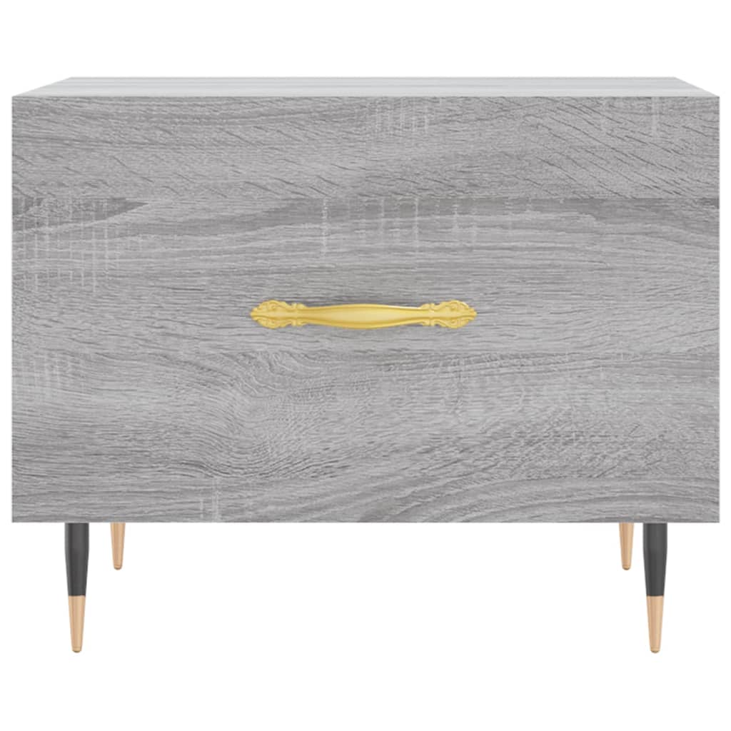 Coffee Table Grey Sonoma 50x50x40 cm Engineered Wood