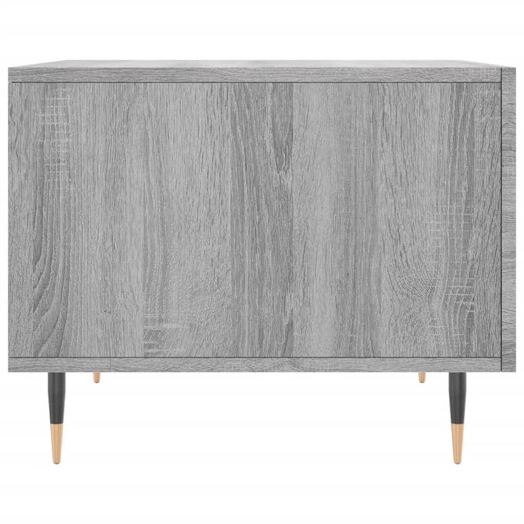 Coffee Table Grey Sonoma 50x50x40 cm Engineered Wood