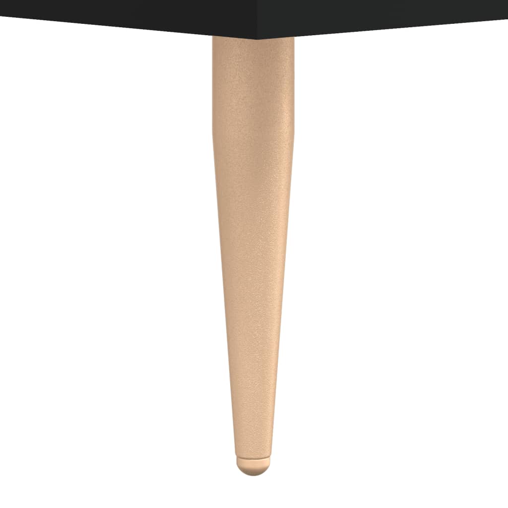 Coffee Table Black 50x50x40 cm Engineered Wood