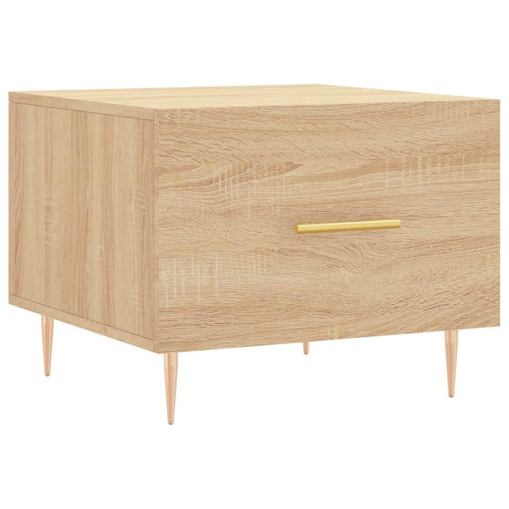 Coffee Table Sonoma Oak 50x50x40 cm Engineered Wood