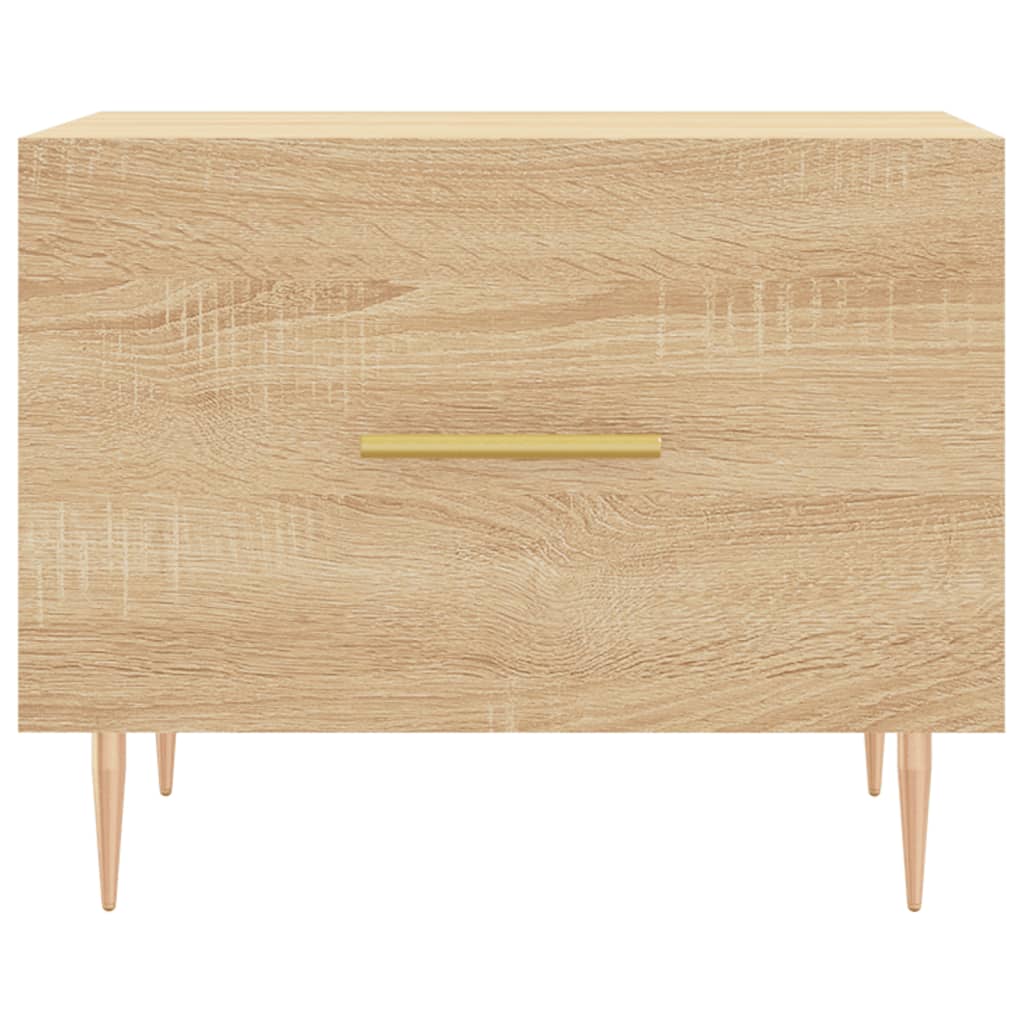Coffee Table Sonoma Oak 50x50x40 cm Engineered Wood
