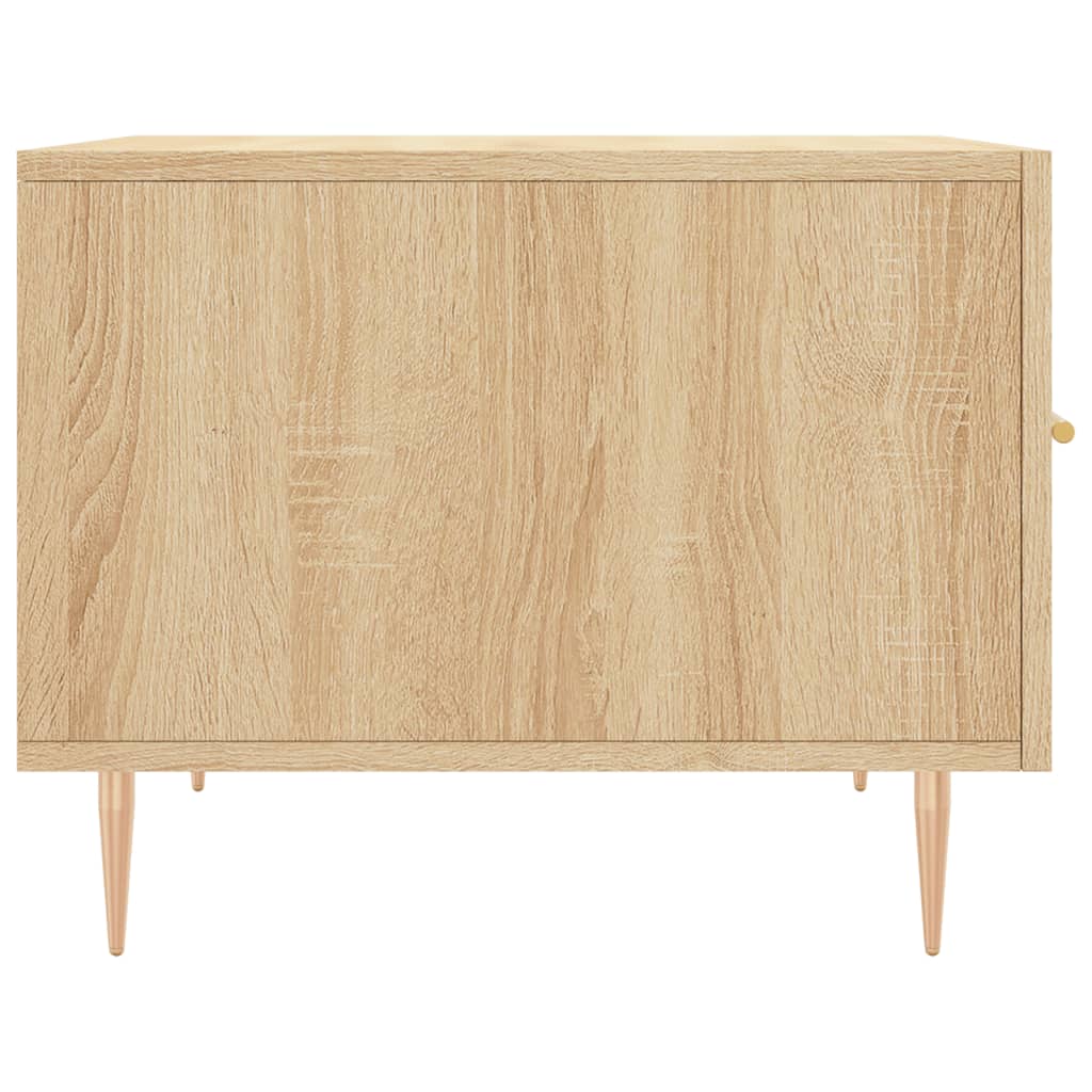 Coffee Table Sonoma Oak 50x50x40 cm Engineered Wood