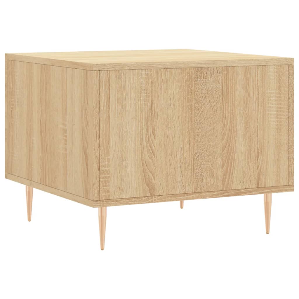 Coffee Table Sonoma Oak 50x50x40 cm Engineered Wood