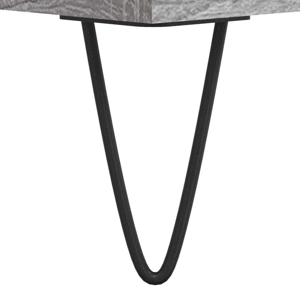 Coffee Table Grey Sonoma 50x50x40 cm Engineered Wood