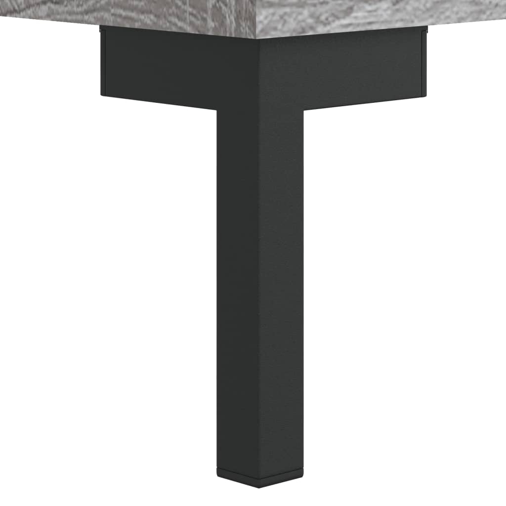 Coffee Table Grey Sonoma 50x50x40 cm Engineered Wood