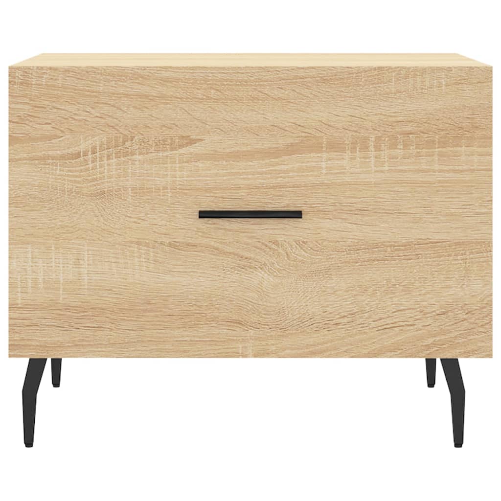 Coffee Table Sonoma Oak 50x50x40 cm Engineered Wood