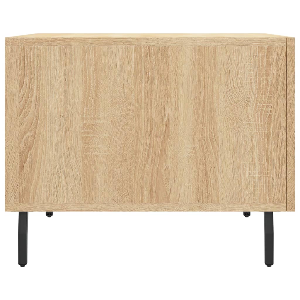 Coffee Table Sonoma Oak 50x50x40 cm Engineered Wood
