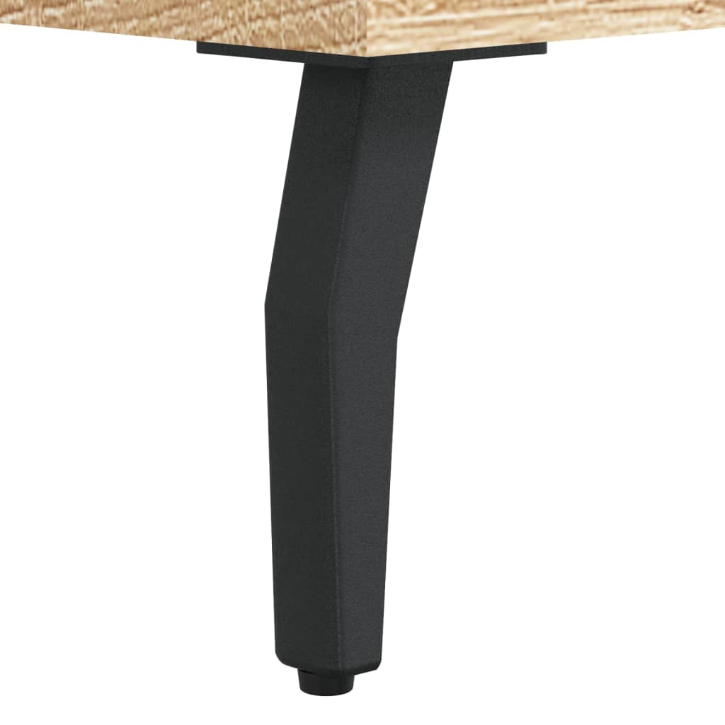 Coffee Table Sonoma Oak 50x50x40 cm Engineered Wood
