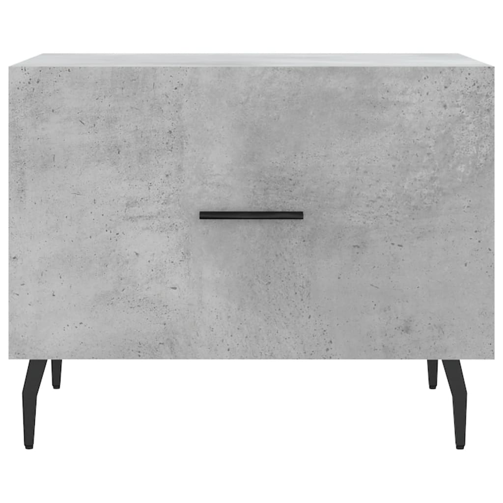Coffee Table Concrete Grey 50x50x40 cm Engineered Wood