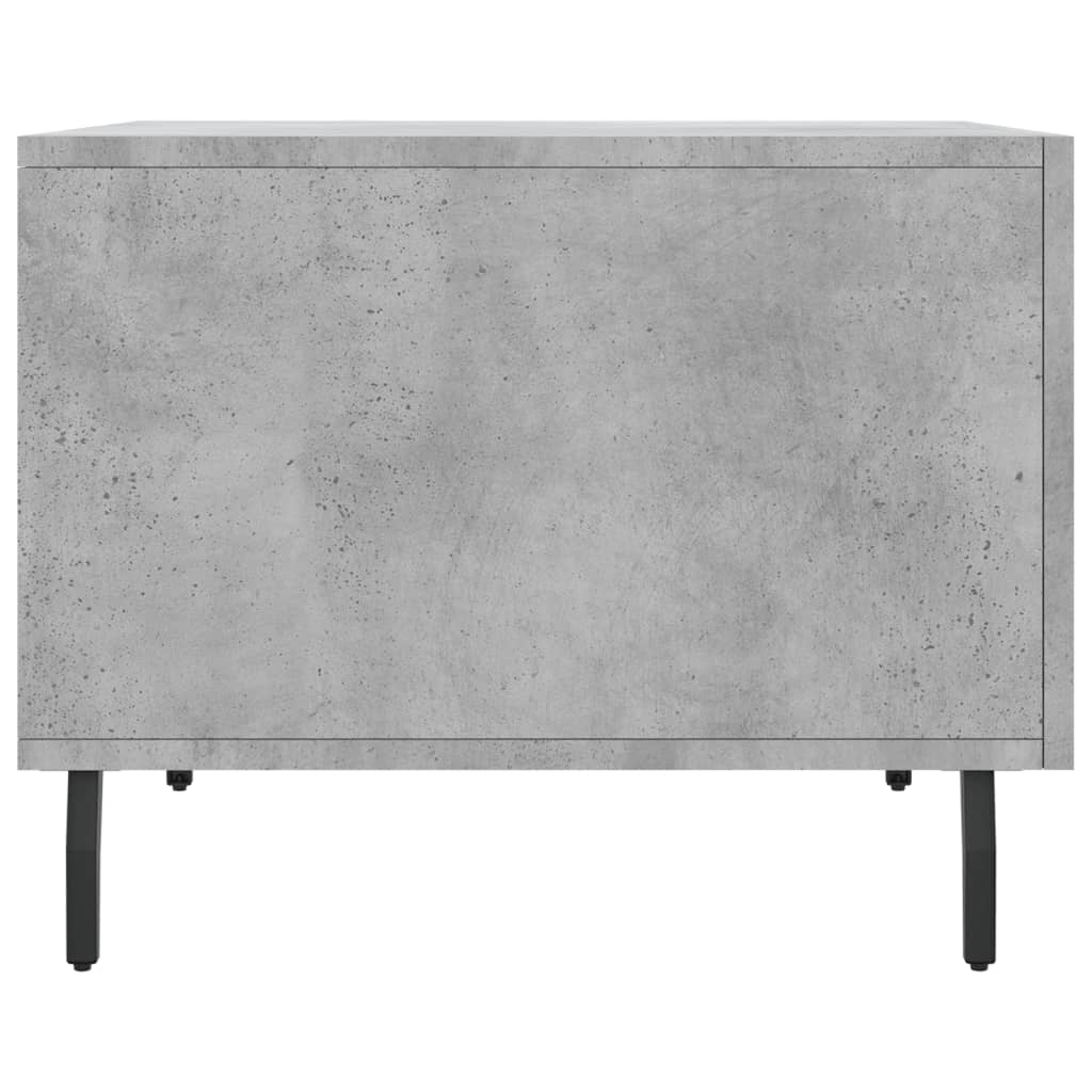 Coffee Table Concrete Grey 50x50x40 cm Engineered Wood