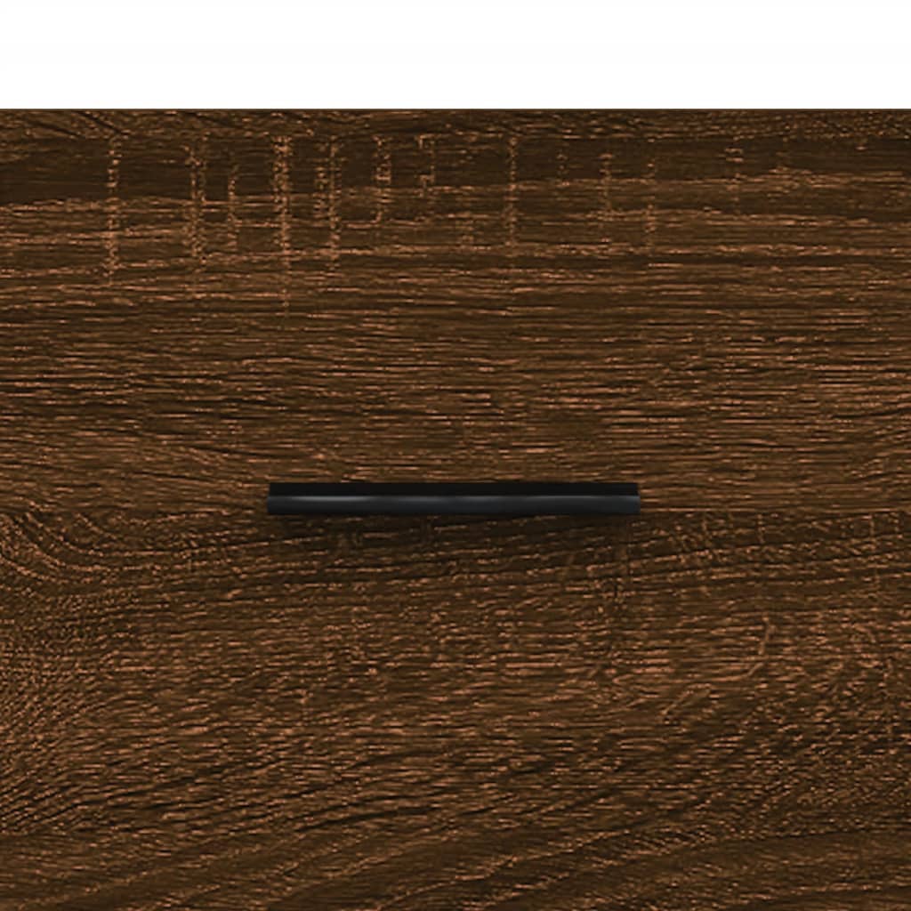 Coffee Table Brown Oak 50x50x40 cm Engineered Wood