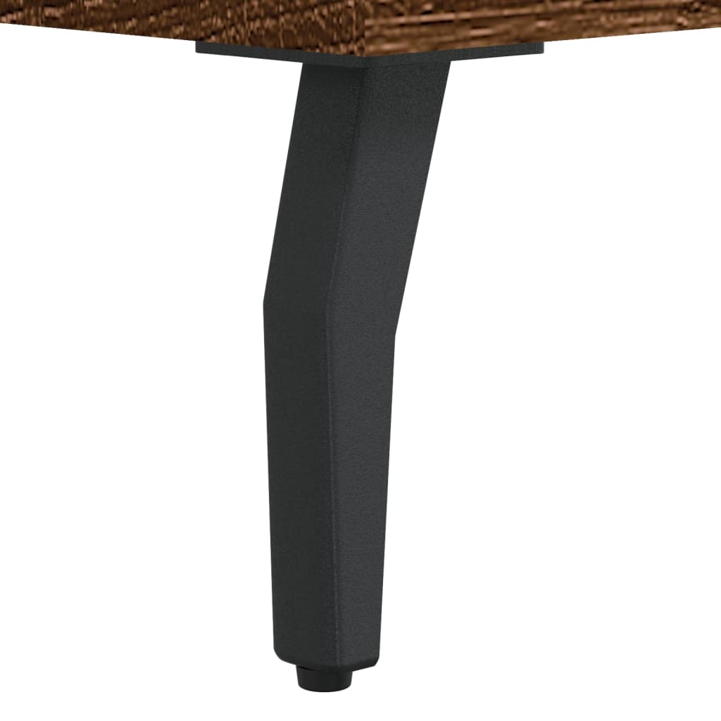 Coffee Table Brown Oak 50x50x40 cm Engineered Wood