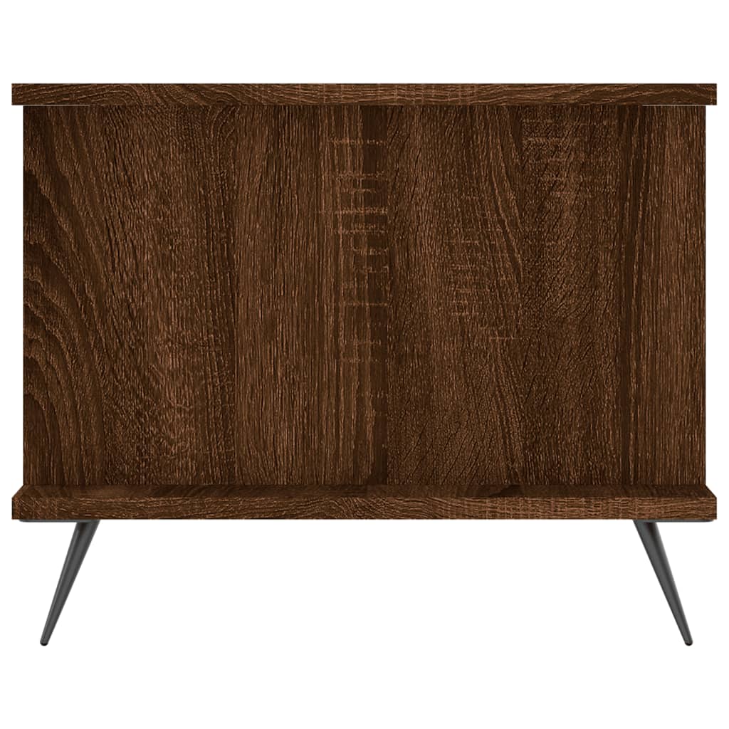 Coffee Table Brown Oak 90x50x40 cm Engineered Wood