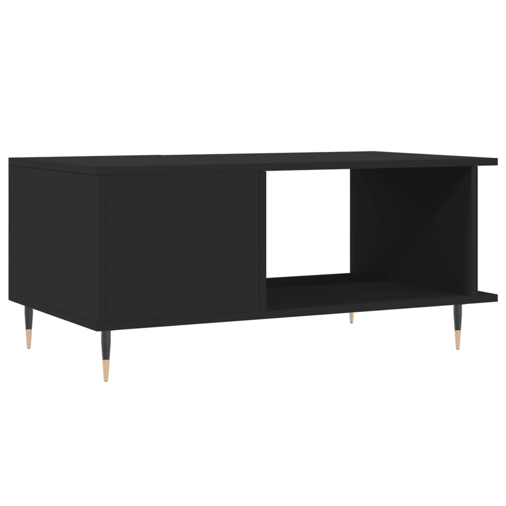 Coffee Table Black 90x50x40 cm Engineered Wood