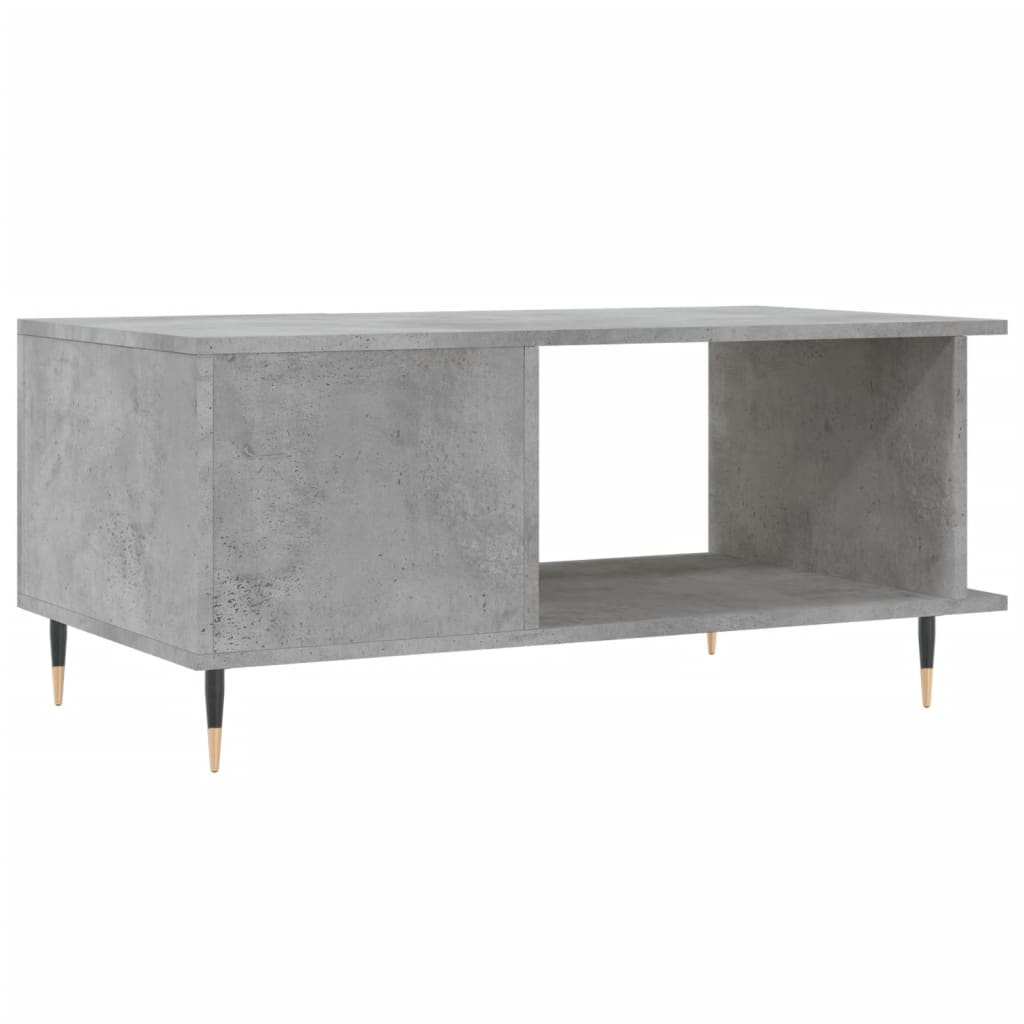 Coffee Table Concrete Grey 90x50x40 cm Engineered Wood