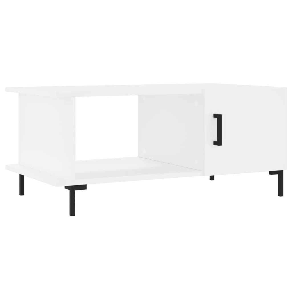 Coffee Table White 90x50x40 cm Engineered Wood