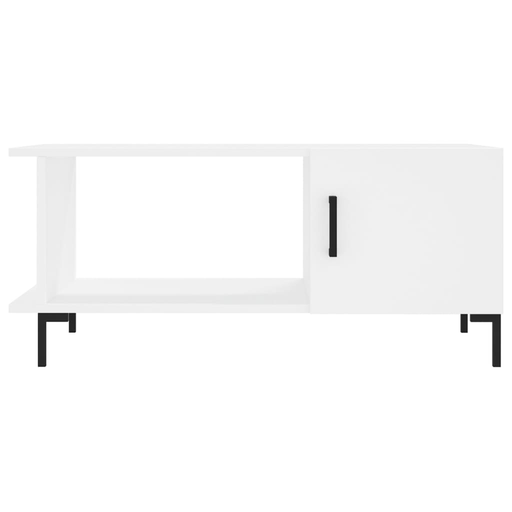 Coffee Table White 90x50x40 cm Engineered Wood