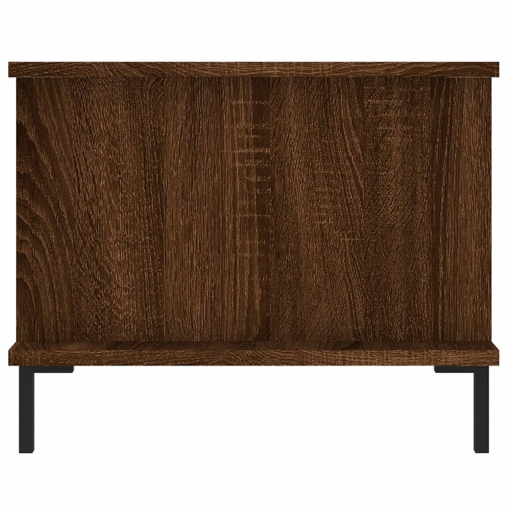 Coffee Table Brown Oak 90x50x40 cm Engineered Wood