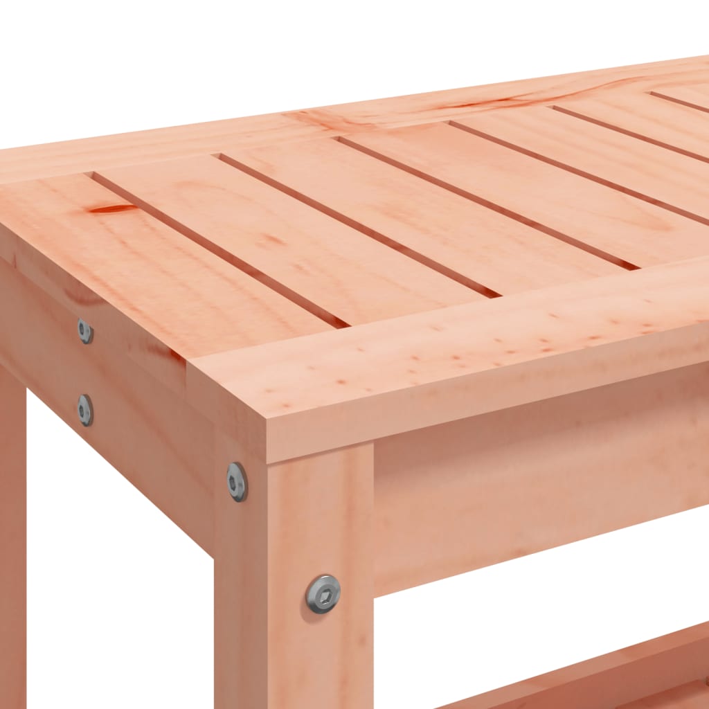 Solid Wood Douglas Garden Bench - 82.5x35x45 cm Outdoor Seating